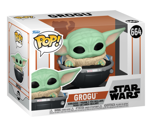 Pop! Vinyl The Mandalorian Grogu with Pram