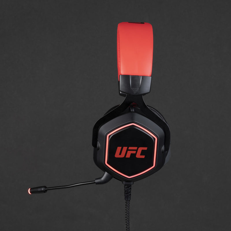Konix UFC 7.1 Wired Gaming Headset Black Red in-game view