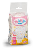 Baby Born Nappies 5 Pack Doll Accessory