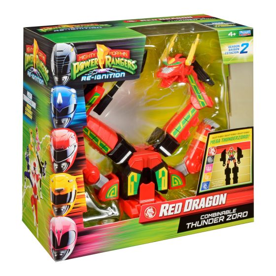 MMPR Deluxe Combinable Thunderzord - Red Dragon
