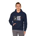'Just for the Record' Men's Hoodie, rear view