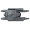 U.S.S. Kobayashi Maru ECS-1022 Model Die Cast Ship SPECIAL ISSUE (Eaglemoss / Star Trek), side angle