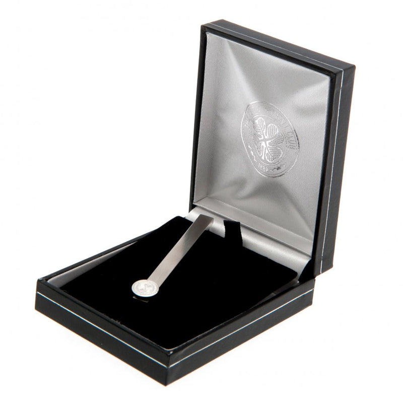 Celtic FC Stainless Steel Tie Slide, side angle