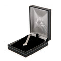 Newcastle United FC Stainless Steel Tie Slide, side angle