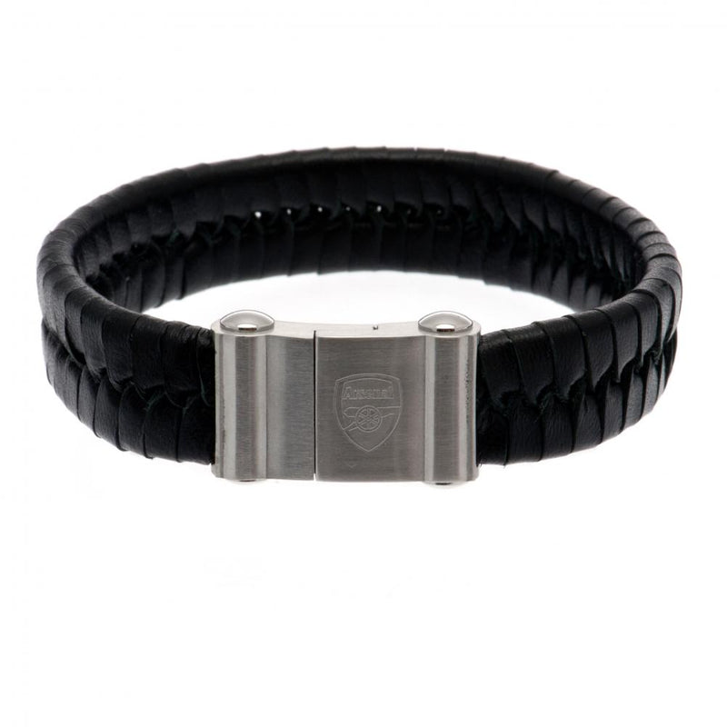Arsenal FC Single Plait Leather Bracelet collectible from Infinity Collectibles 2026
