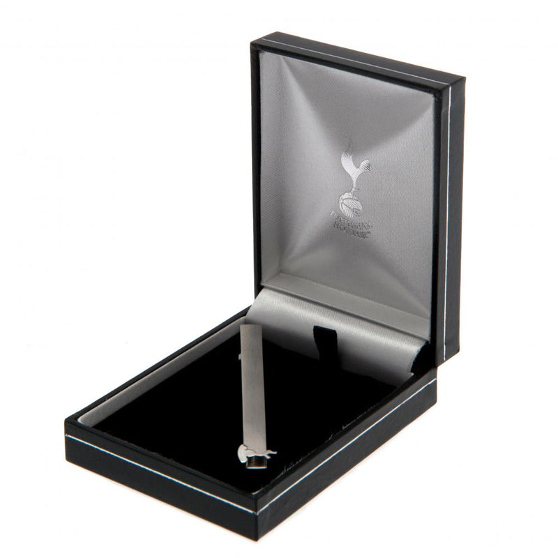Tottenham Hotspur FC Stainless Steel Tie Slide, side angle