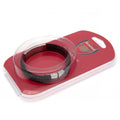 Arsenal FC Stitched Silicone Bracelet, side angle