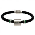 Celtic FC Colour Ring Leather Bracelet, alternate view