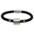 Celtic FC Colour Ring Leather Bracelet, alternate view