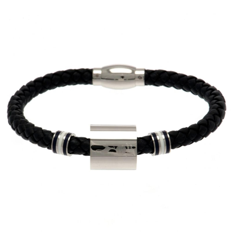 Tottenham Hotspur FC Colour Ring Leather Bracelet, alternate view