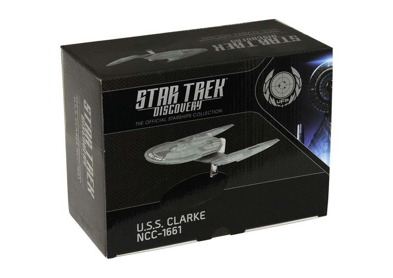 U.S.S. Clarke NCC-1661 (Malachowski-class) Discovery Diecast Model Ship (Eaglemoss / Star Trek), close-up detail