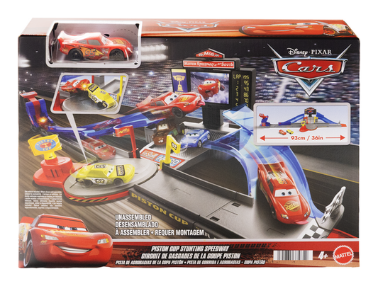Disney and Pixar Cars Piston Cup Stunting Speedway Playset - Image