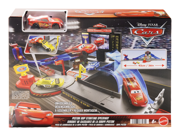 Disney and Pixar Cars Piston Cup Stunting Speedway Playset - Image