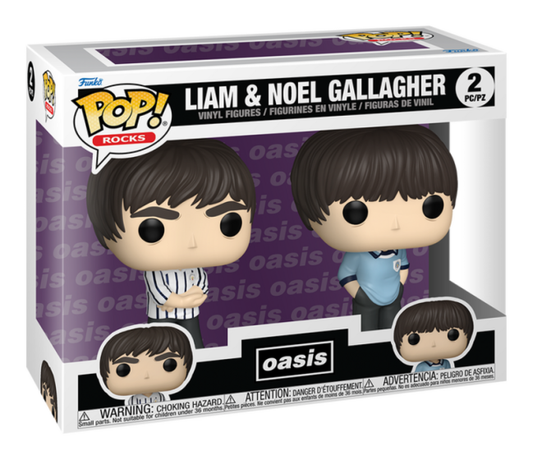 Pop! 2 Pack Oasis Liam & Noel Gallagher