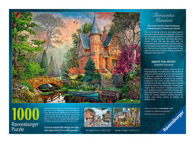 Terracotta Mansion 1000 Piece Jigsaw Puzzle