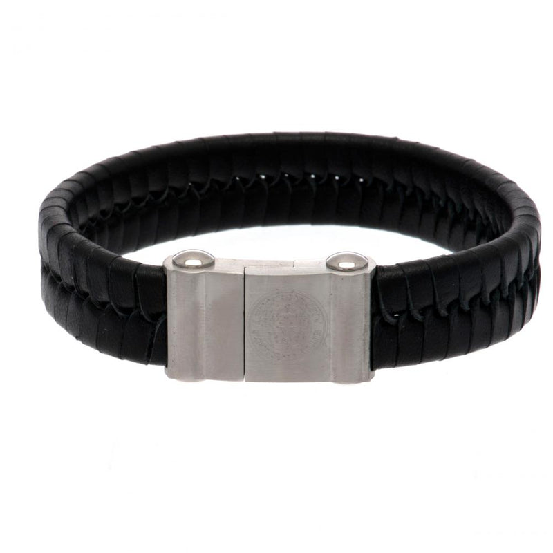 Leicester City FC Single Plait Leather Bracelet collectible from Infinity Collectibles 2026