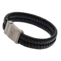Liverpool FC Single Plait Leather Bracelet, alternate view