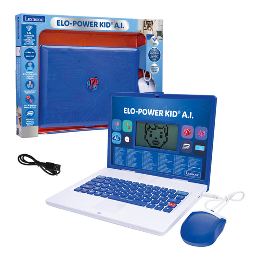 ELO-Power Kid AI Talking Educational Laptop