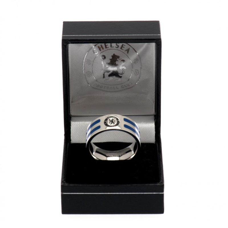 Chelsea FC Colour Stripe Ring Small, side angle