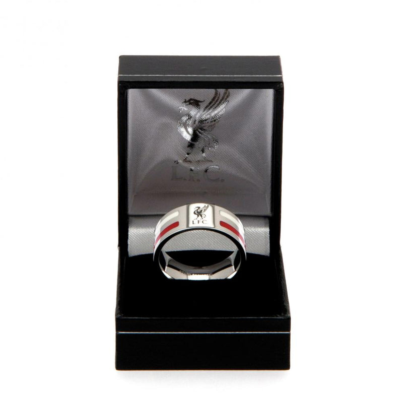 Liverpool FC Colour Stripe Ring Small, side angle