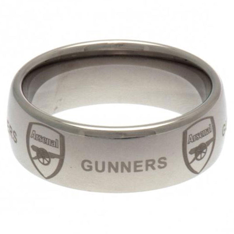 Arsenal FC Super Titanium Ring Small