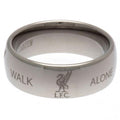 Liverpool FC Super Titanium Ring Small, side angle