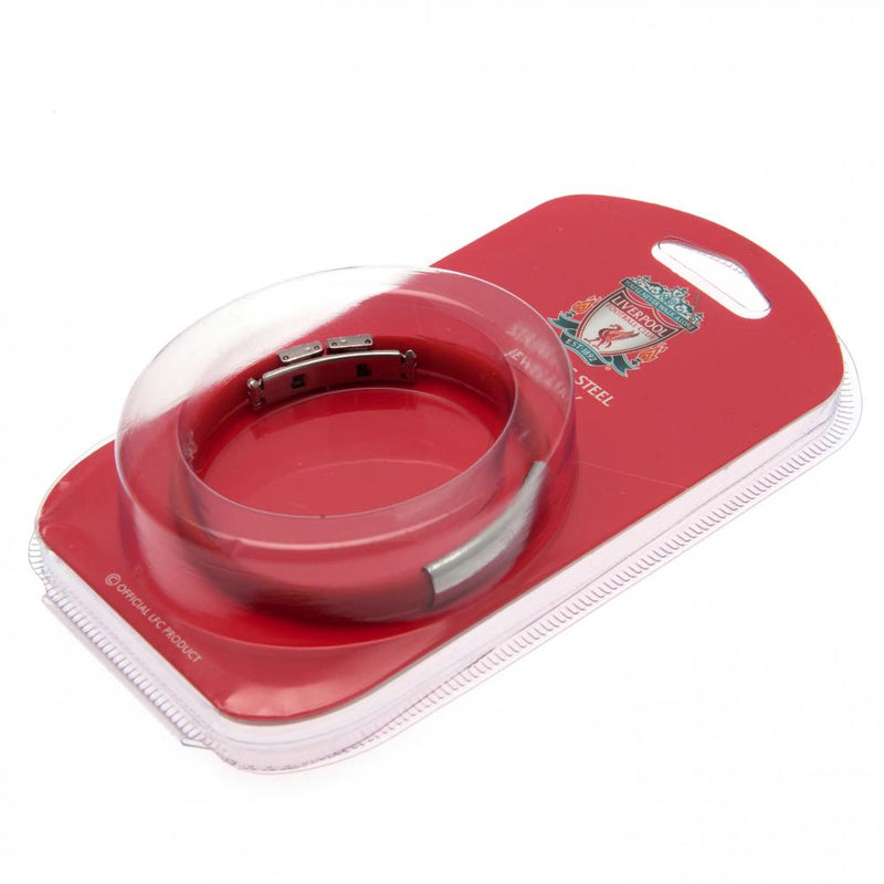 Liverpool FC Colour Silicone Bracelet, side angle