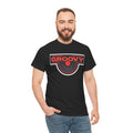 'Groovy' Men's T-Shirt, close-up detail