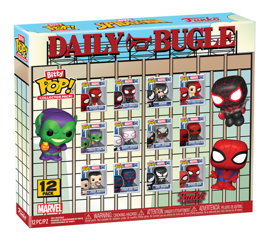Bitty Pop! Spiderman 12 Piece Multipack