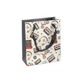 23cm Medium Retro 80s Print Gift Bag