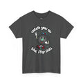 'Catch You On The Flip Side' Men's Vinyl T-Shirt, packaging shot