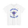 'Catch You On The Flip Side' Men's Vinyl T-Shirt, product detail