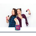 Pink Portable Karaoke Speaker & 2 Microphones