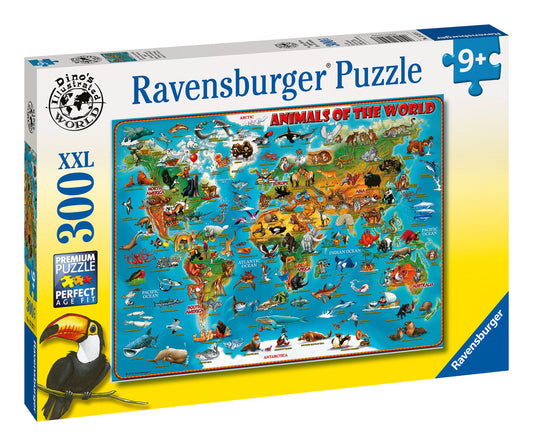 Animals of the World 300 Piece XXL Jigsaw Puzzle