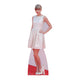 Taylor Swift (White Dress) Height 182cm Lifesize Cardboard Cut Out With Mini