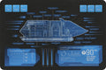 Kelvin-Type Med Evac Shuttle Model Diecast Shuttlecraft Ship (Eaglemoss / Star Trek), close-up detail