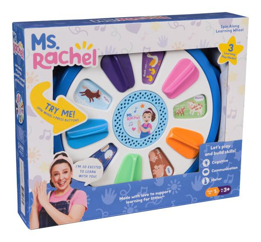 Ms. Rachel Spin Along Learning Wheel