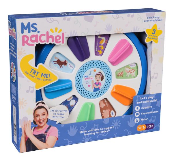 Ms. Rachel Spin Along Learning Wheel