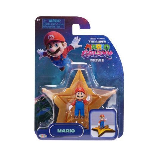 The Super Mario Galaxy Movie - 1.5” Figure with Star Accessory Assortment