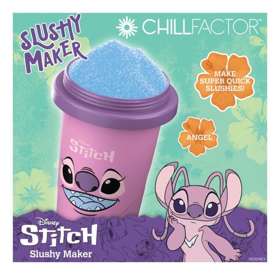 Chill Factor Disney Stitch Slushy Maker - Angel, packaging shot