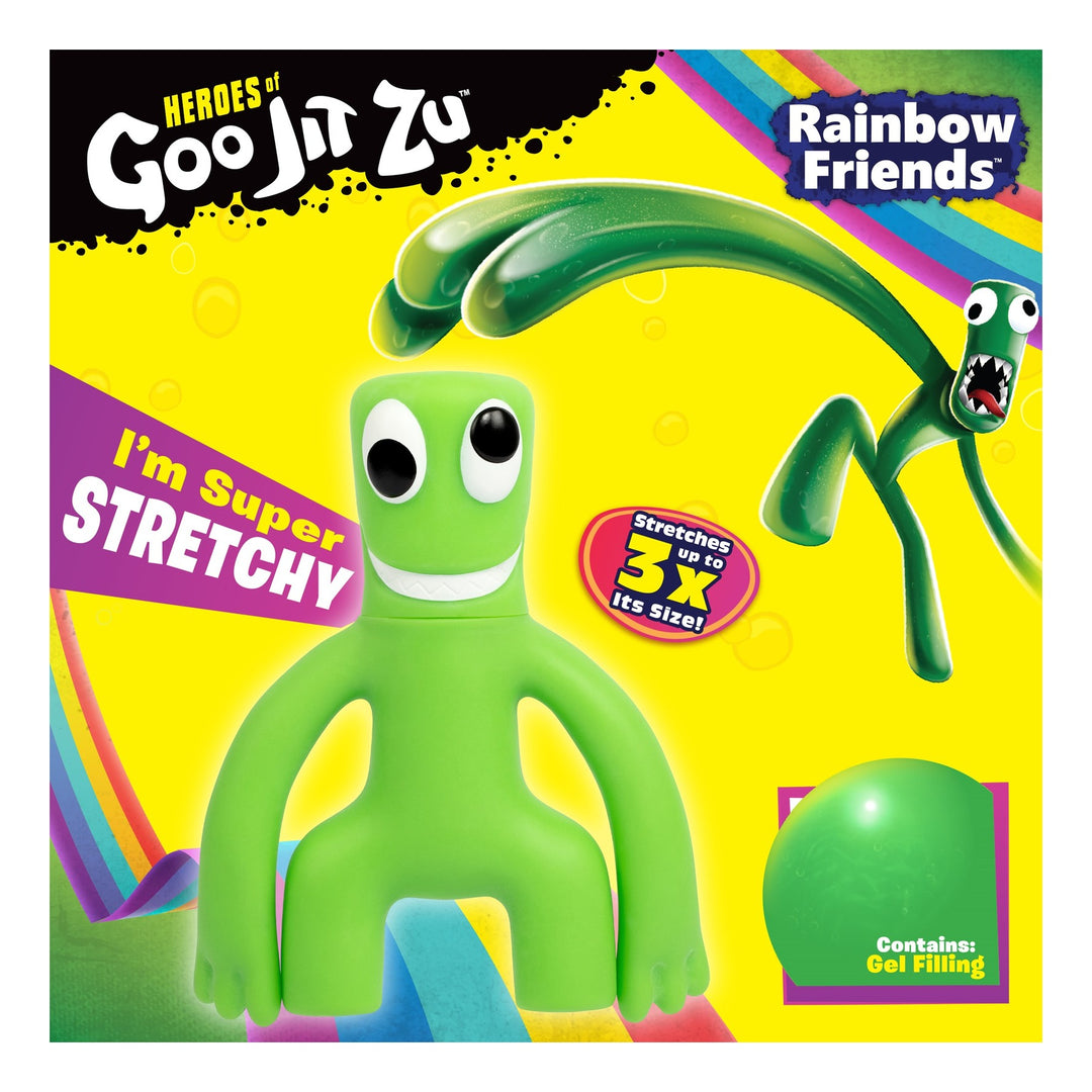 Heroes of Goo Jit Zu Rainbow Friends Green 4.2" Gooey Figure