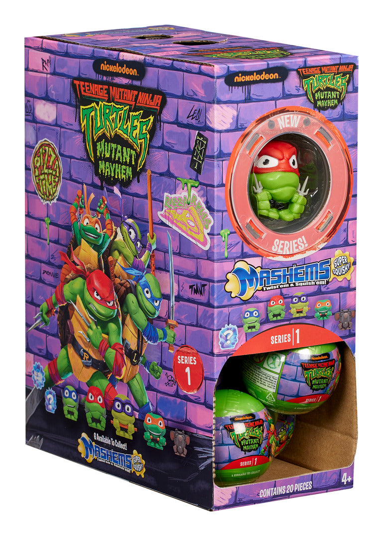 Mash'ems Teenage Mutant Ninja Turtles, size reference