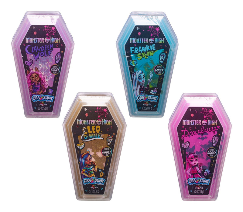 Monster High Slimy Coffin Assortment CDU, size reference