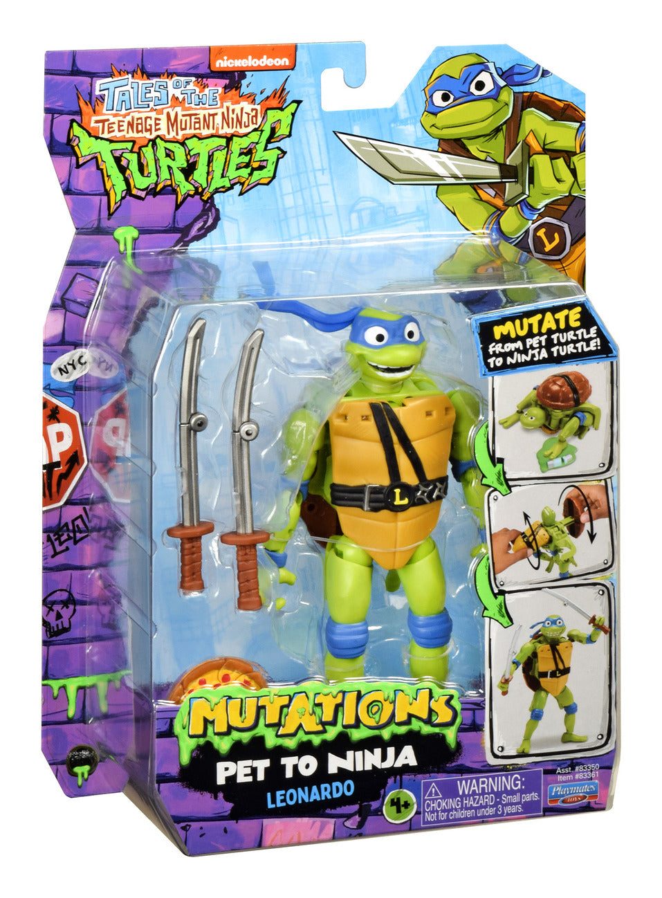 Tales of TMNT Pet to Ninja Leonardo 5.5" Scale Deluxe Figure