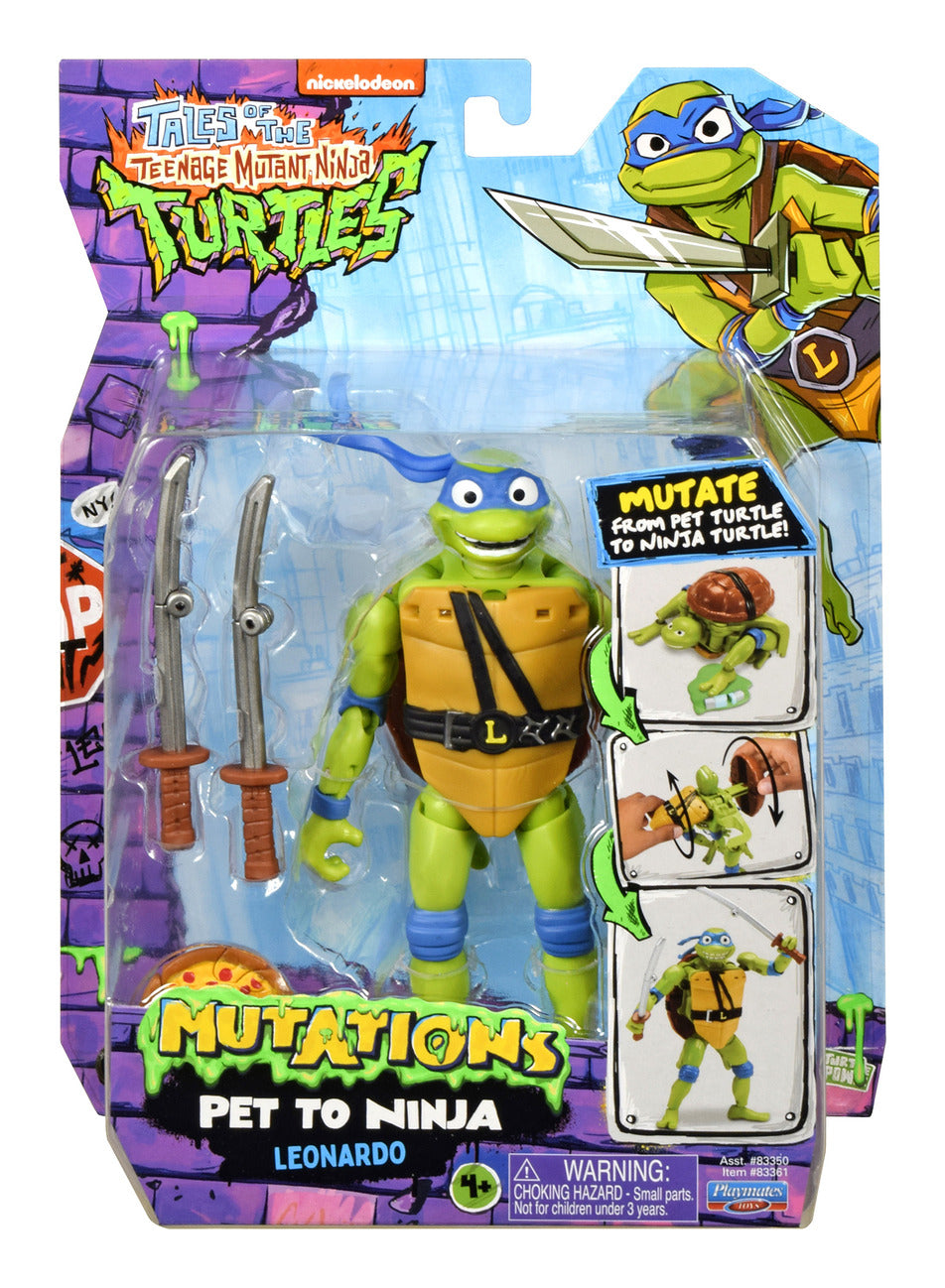 Tales of TMNT Pet to Ninja Leonardo 5.5" Scale Deluxe Figure
