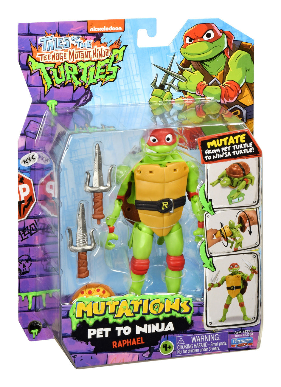Tales of TMNT Pet to Ninja Raphael 5.5" Scale Deluxe Figure