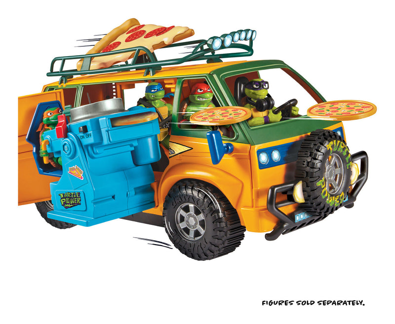 Teenage Mutant Ninja Turtles Movie Pizzafire Van, side angle