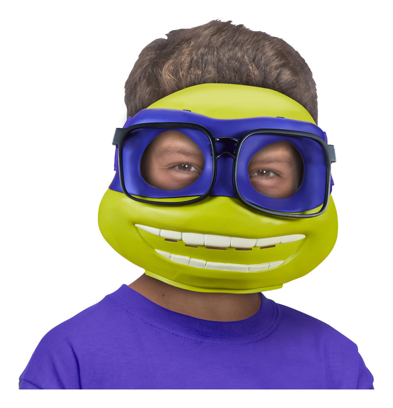 TMNT Mutant Mavhem Movie Donatello Collectible Roleplay Mask, side angle