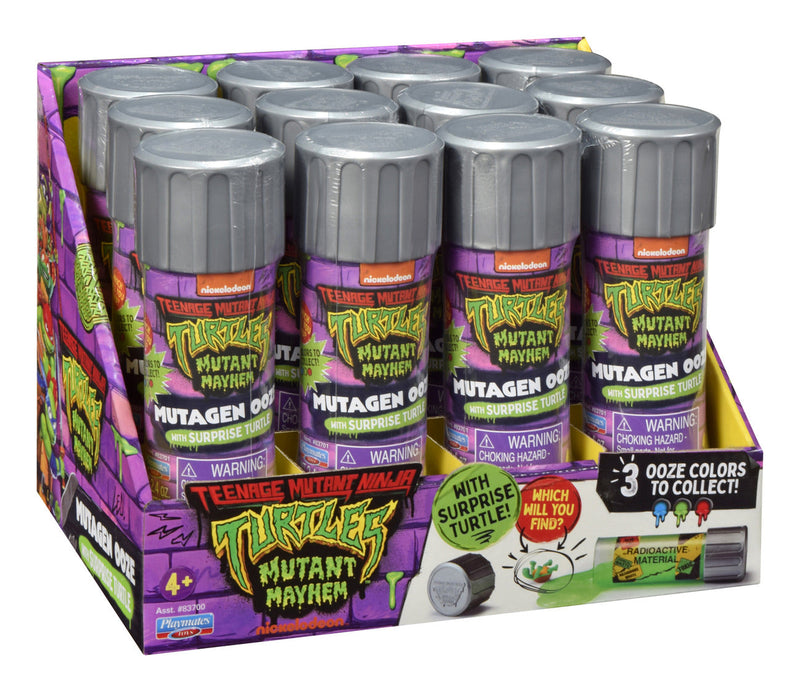 Teenage Mutant Ninja Turtles Movie Matgen Ooze Cannister Assortment, in display