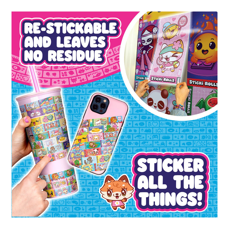 Sticki Rolls Rolluxe Handbag & Sticker Jewellery Kit packaging view